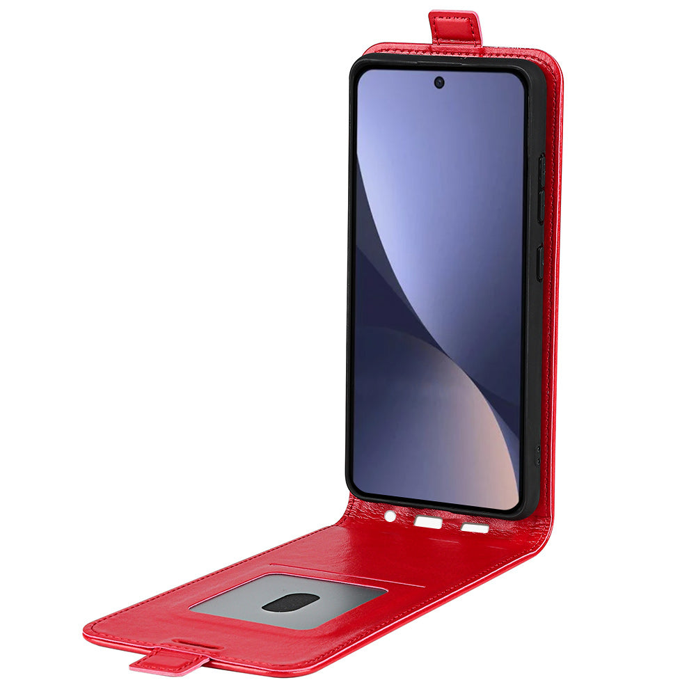 Cell Phone Cover For Xiaomi 13 5G Vertical Flip Leather Crazy Horse Texture Protective Phone Case Card Holder Cell Phone Cover For Xiaomi 13 5G Vertical Flip Leather Crazy Horse Texture Protective Phone Case Card Holder